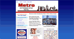 Desktop Screenshot of metroextendedstay.com